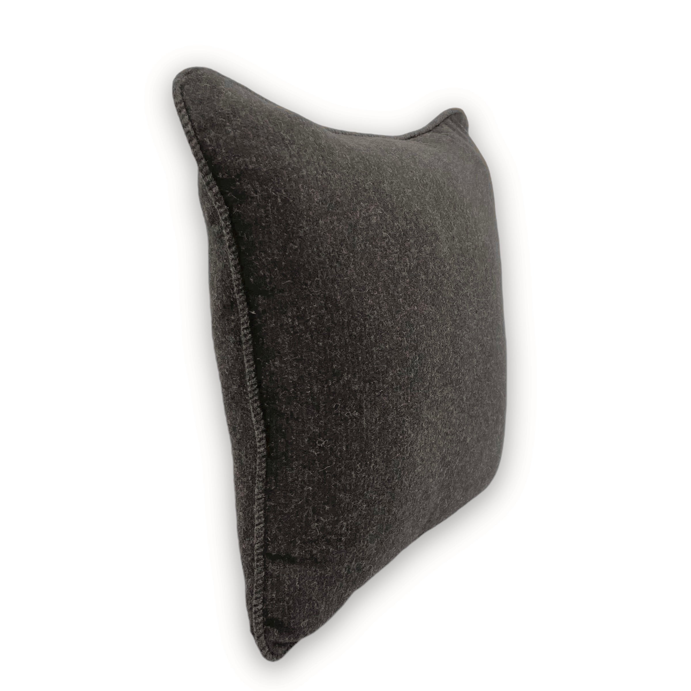 Loro Piana Interiors Dark Marengo Striped Pillow