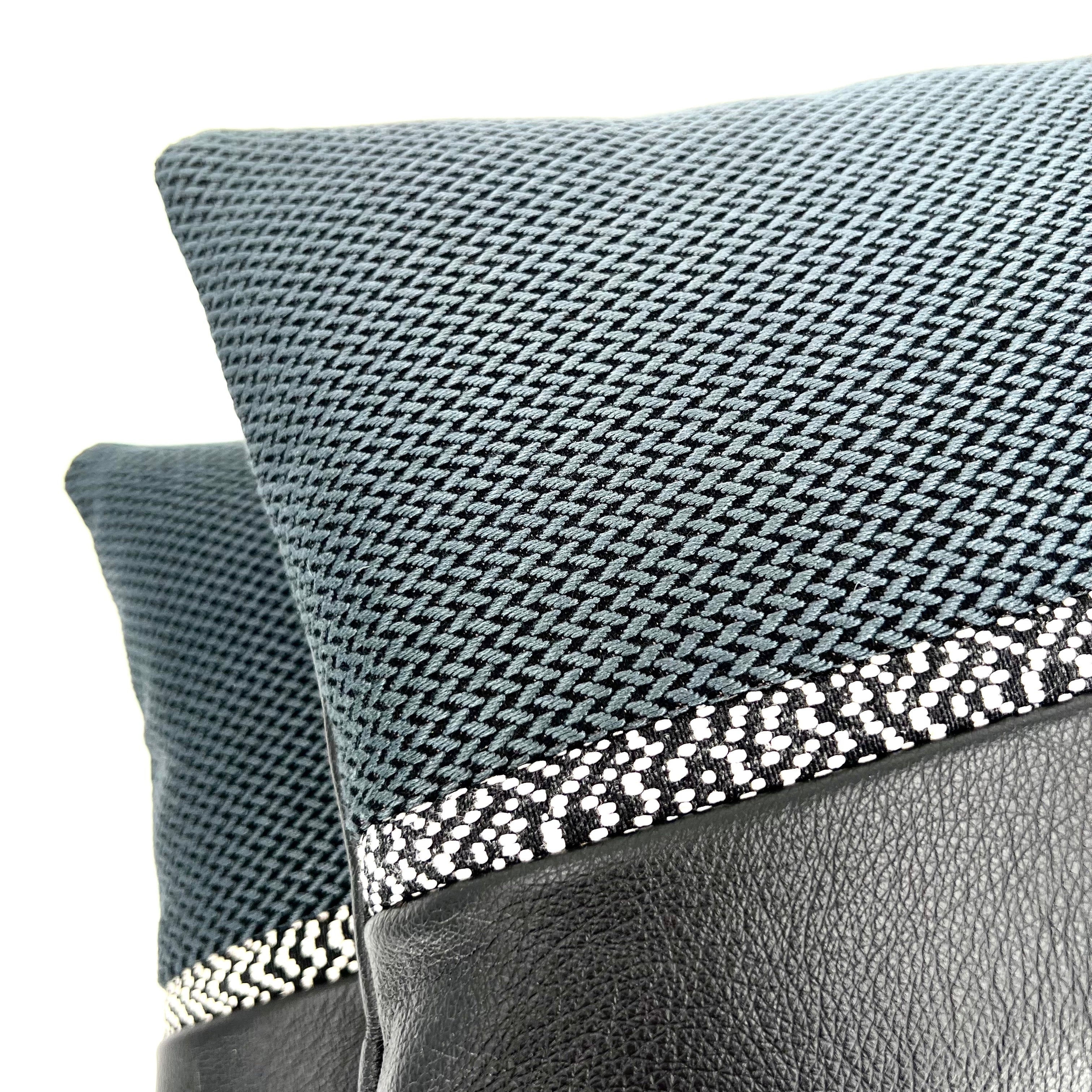 Herringbone Blocked Lumbar Pillow