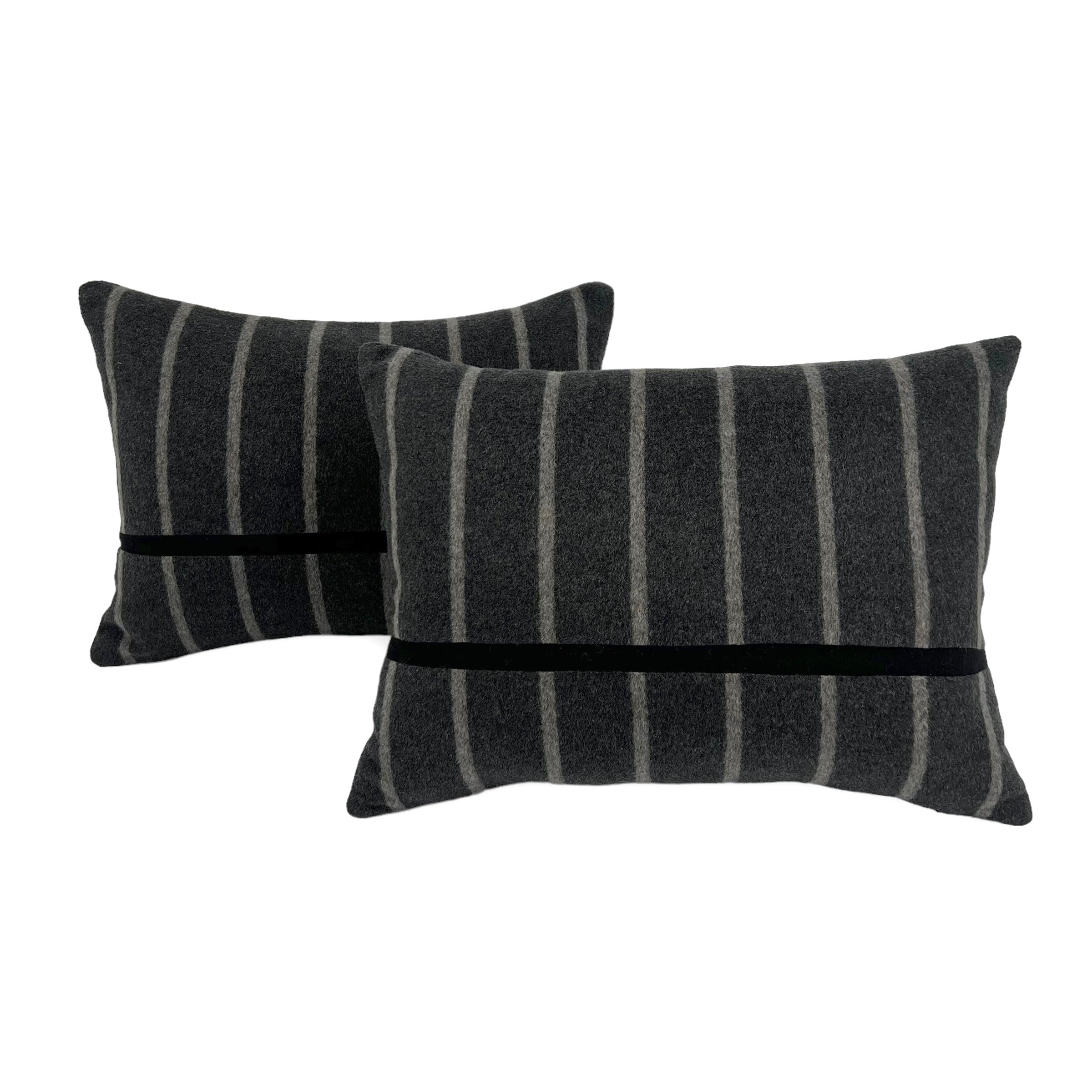 Loro Piana Interiors Linea Blocked Lumbar Pillow