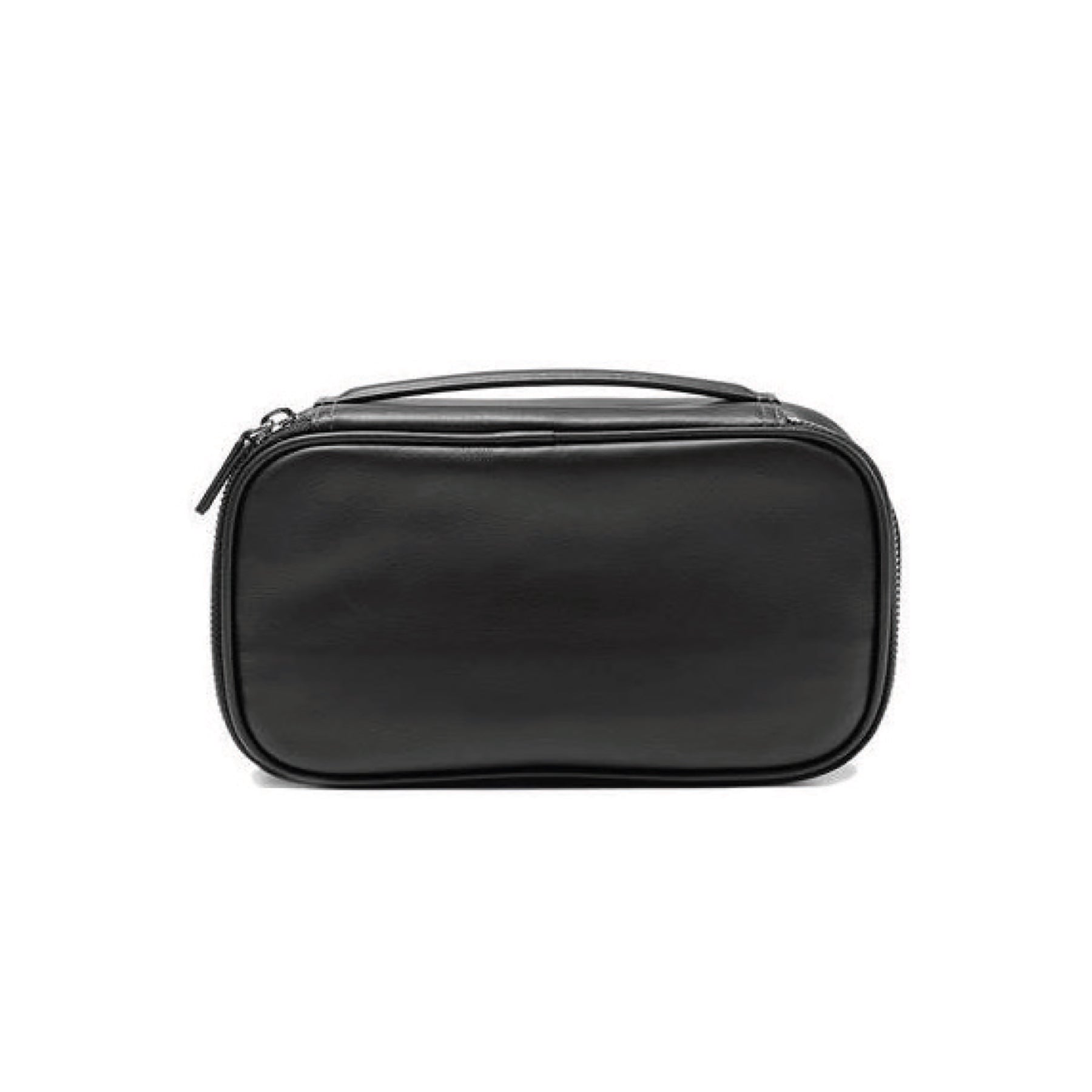 Black Leather Dopp Bag