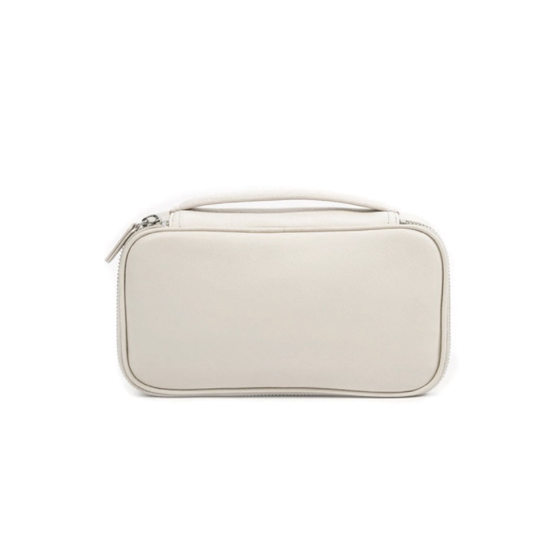 Ivory Leather Dopp Bag