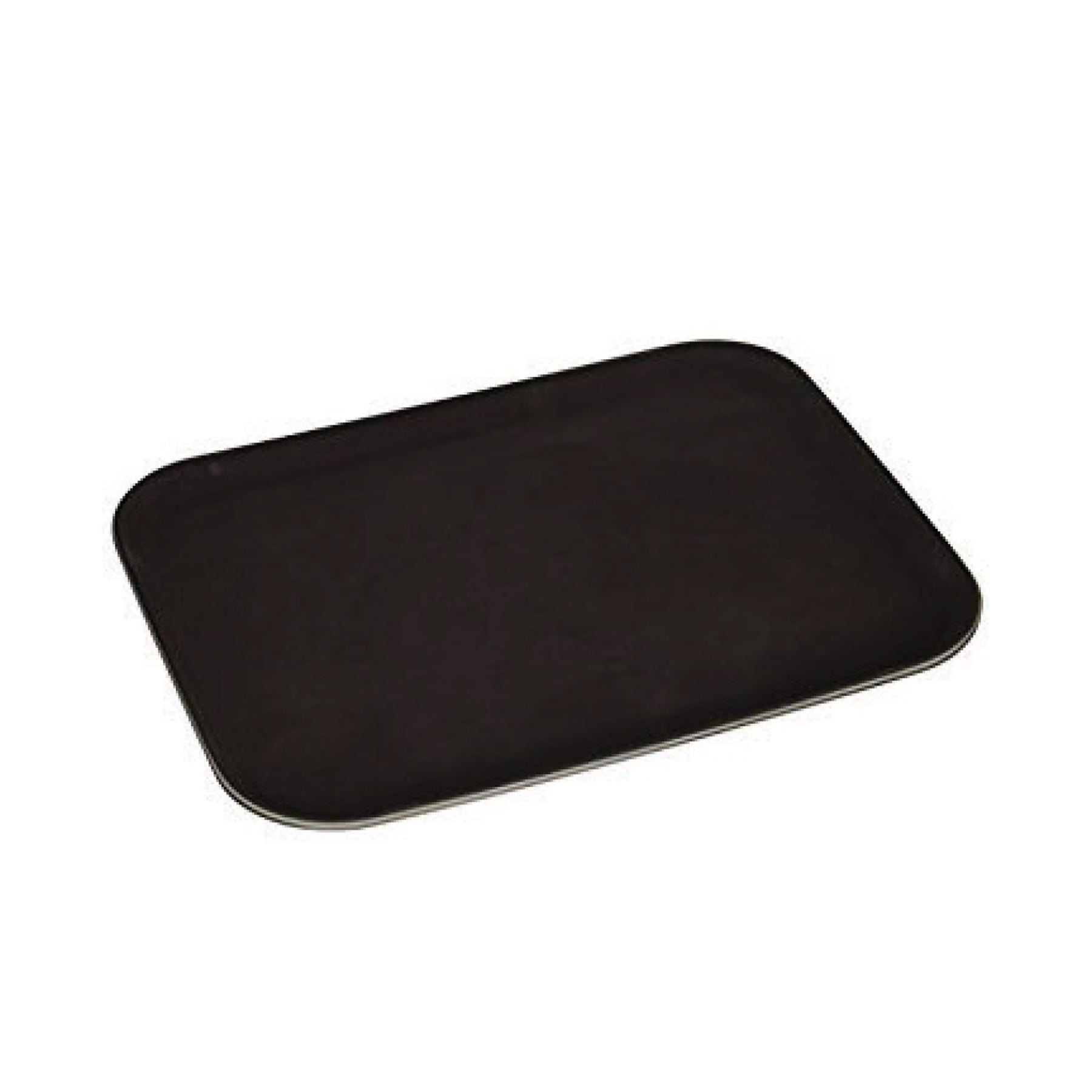 BLACK Non-Slip Rectangular Tray, Black Non Slip Tray