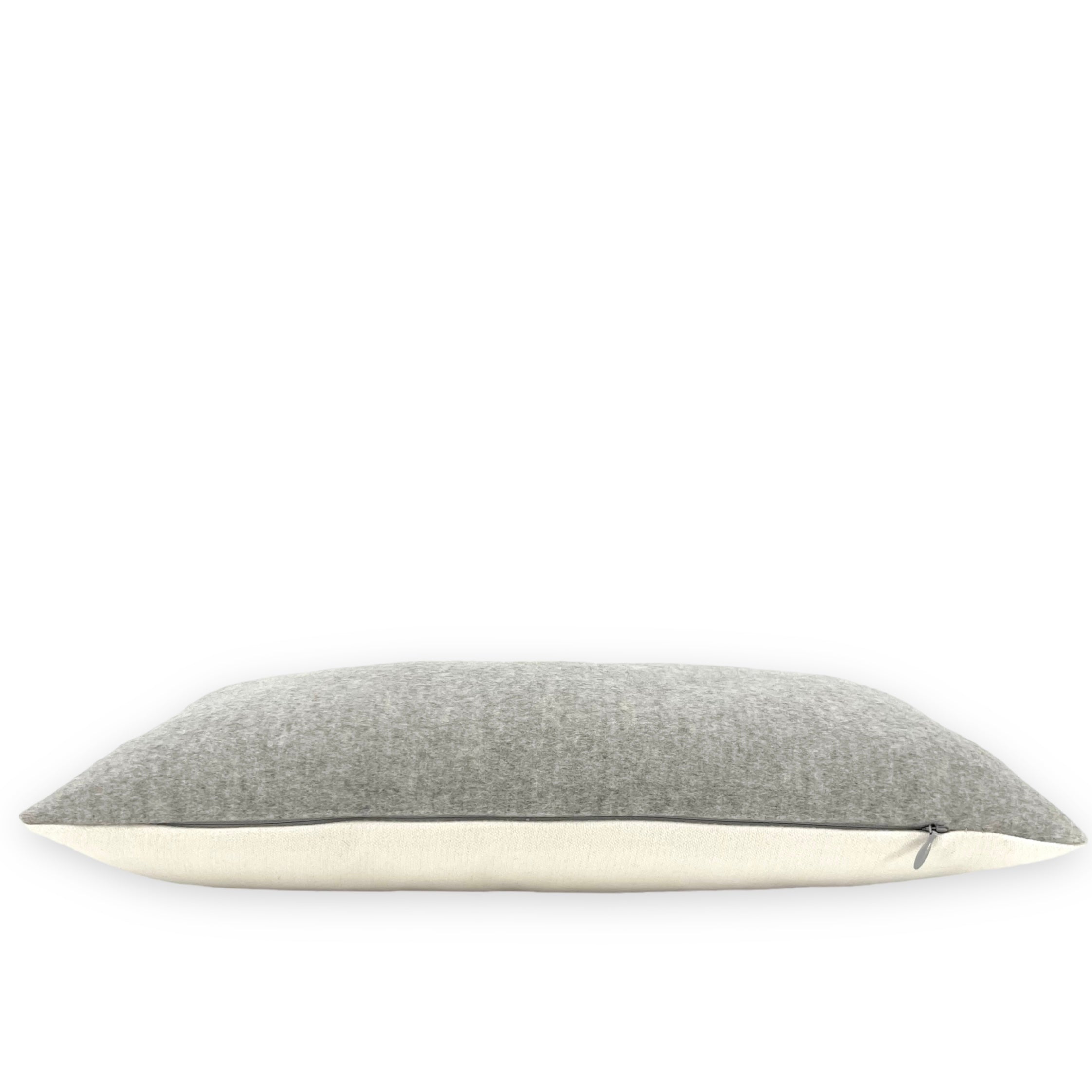 Loro Piana Interiors Heathered Halcyon Lumbar Pillow